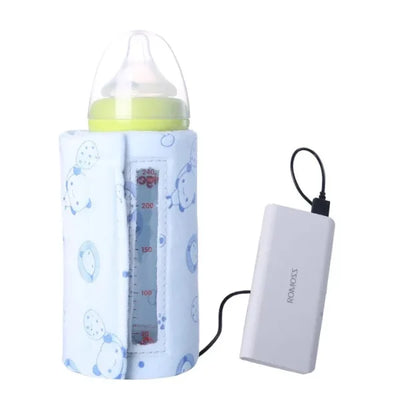 Baby Feeder Warmer Bag - Portable Travel Milk Warmer