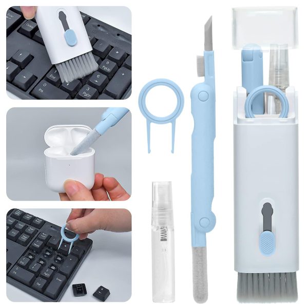 7 In 1 Kit Electronics Cleaner Brush Scalable Keyboard  Earphone Cleaning Pen Cleaner