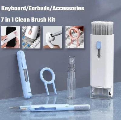 7 In 1 Kit Electronics Cleaner Brush Scalable Keyboard  Earphone Cleaning Pen Cleaner