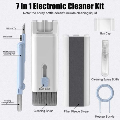 7 In 1 Kit Electronics Cleaner Brush Scalable Keyboard  Earphone Cleaning Pen Cleaner