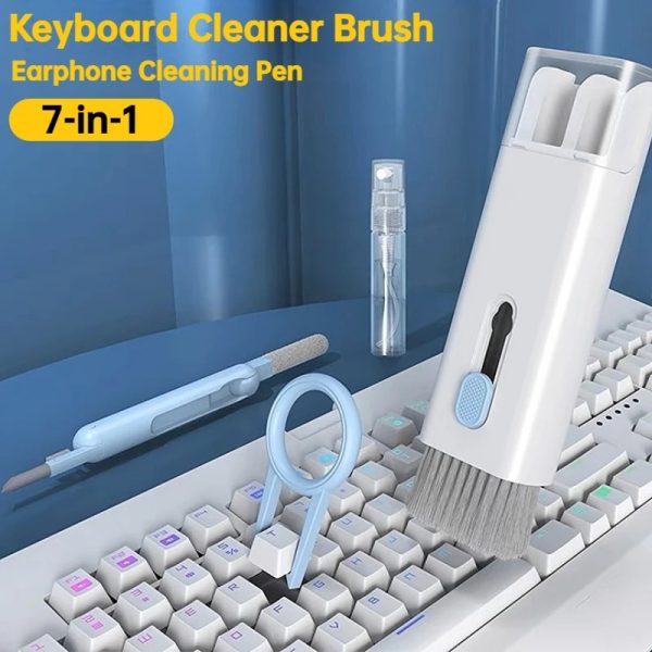 7 In 1 Kit Electronics Cleaner Brush Scalable Keyboard  Earphone Cleaning Pen Cleaner