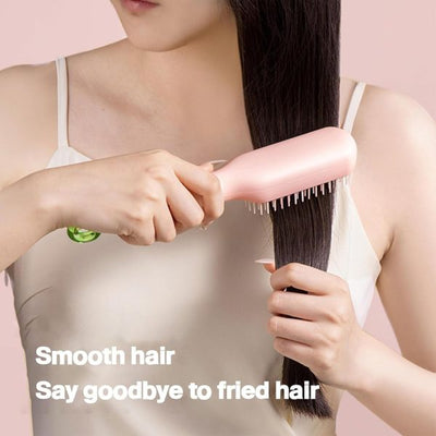 Self Cleaning Magic Hair Brush, One-click Cleaning Telescopic Hair Comb